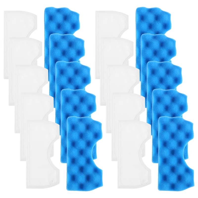 ATP3- 10Set Blue Sponge Filter White Cotton Liver Filter For  DJ97-01040C Series Vacuum Cleaner Parts