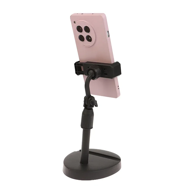 Adjustable Desktop Microphone Stand - Mini Portable Tripod with Mic Clip Holder | Lightweight for Live Streaming & Podcasts
