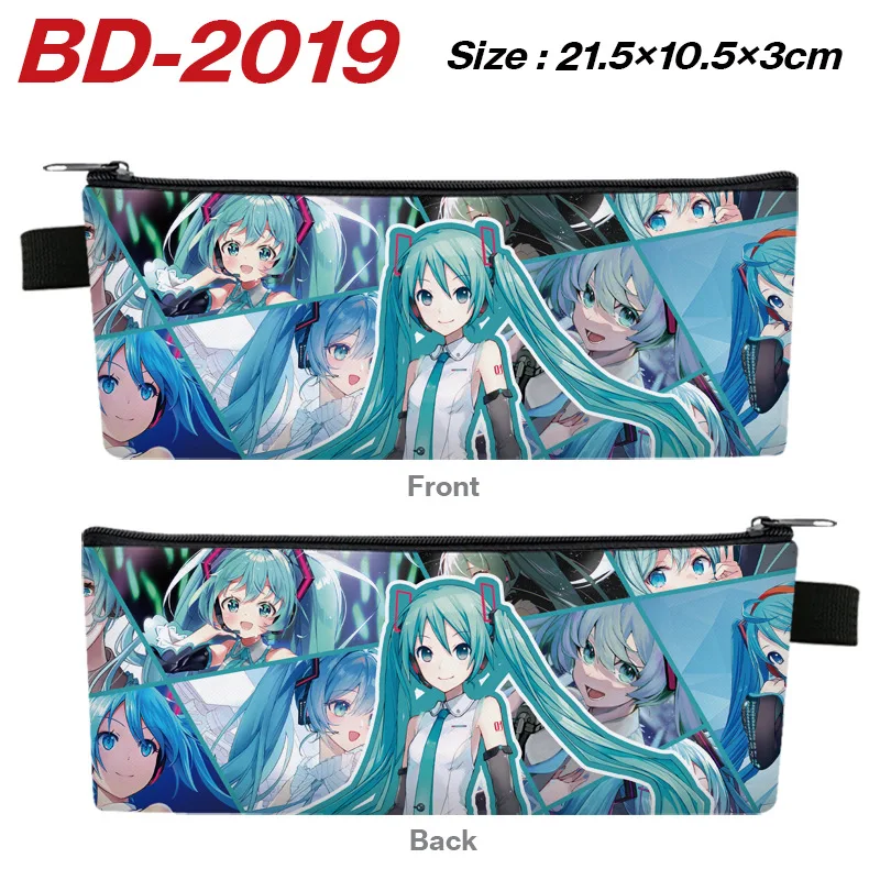 Hatsune miku Feder mäppchen kawaii große Kapazität Bleistift Aufbewahrung tasche Cartoon Student Briefpapier Veranstalter Schule liefert Geschenke