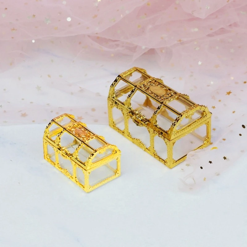 ZB Wedding Card Box Vintage Beads for Case Jewelry Storage Display Box Container Decorative Card Jewelry Trinket Home Decor