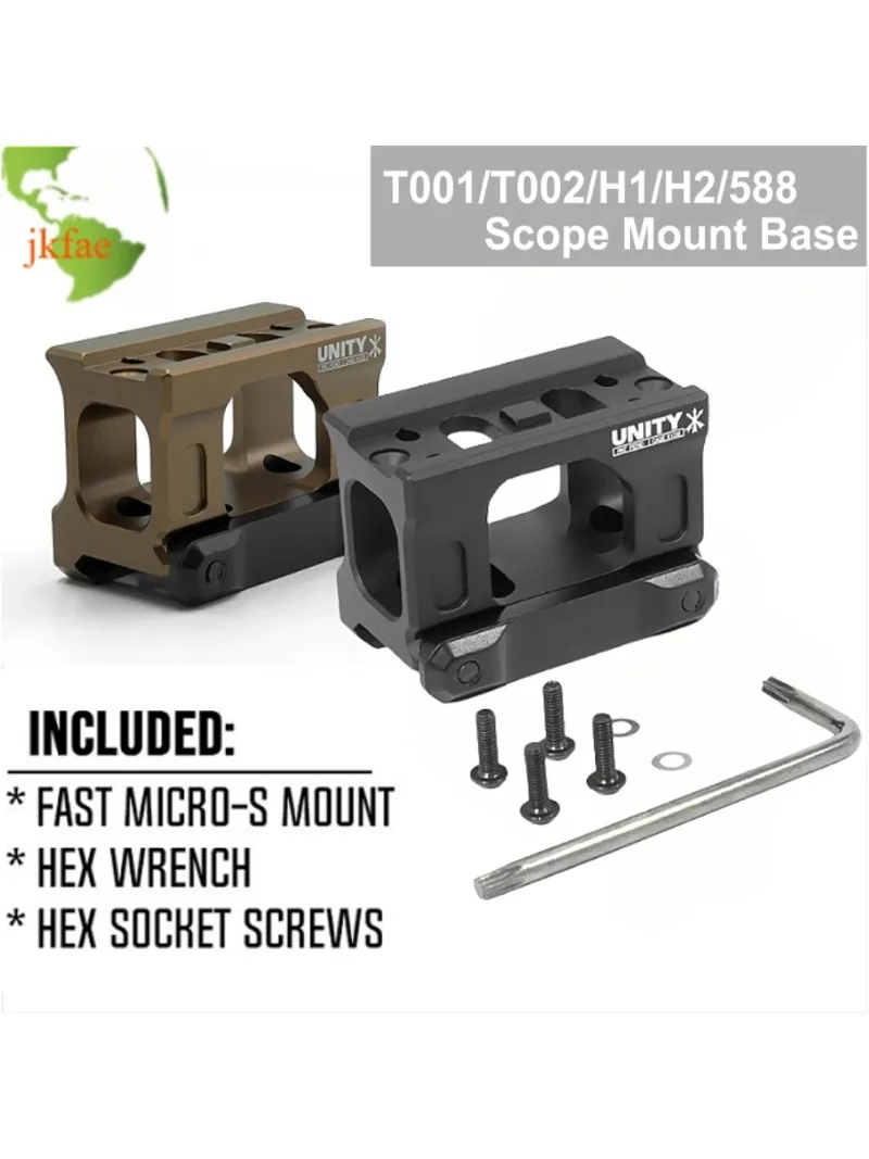 Nouveau support de montage rapide UNITY pour T002 T001 tactique Airsoft R * MEO5, portée de vue à point rouge, support de rehaussement universel YR271 588 H1