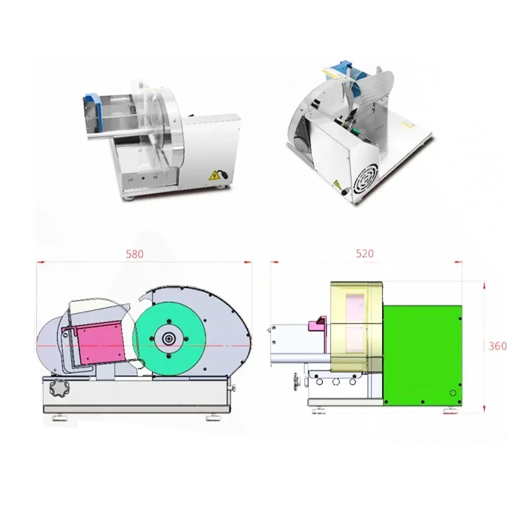 

Industrial Sandwich Bread Slicer Cutter Burger Bread Making Machine Breads Cutting Machine Toast Slicing Machine