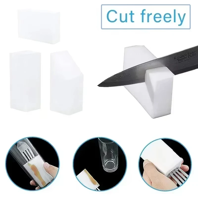 2PCS Magic Sponge Eraser White Melamine Sponge for Dishwashing Kitchen Bathroom Office Cleaner Cleaning Tools