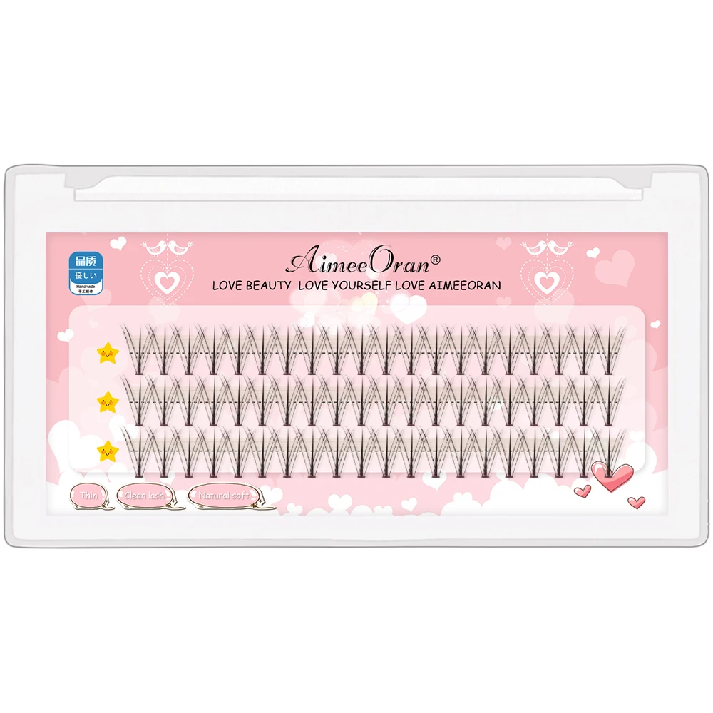 3 صفوف طويلة الحجم الطبيعي لاش ملحقات الجنية إطالة Wispy مجعد الرموش تمديد لعشاق الجمال الفتيات ماكياج أداة #4