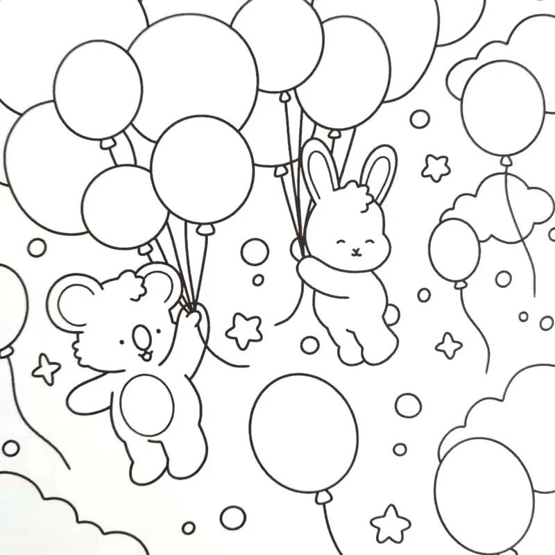 parent-child interaction kids Sketchbook An introductory coloring filling art marker drawing book monster for baby children