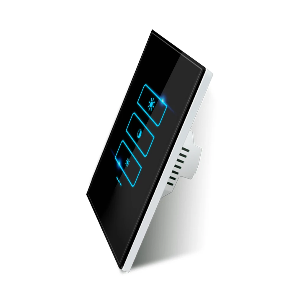 Venda quente na NZ e Austrália Wifi Zigbee Smart Dimmer Light Switch com múltiplas luzes de fundo LED ajustáveis