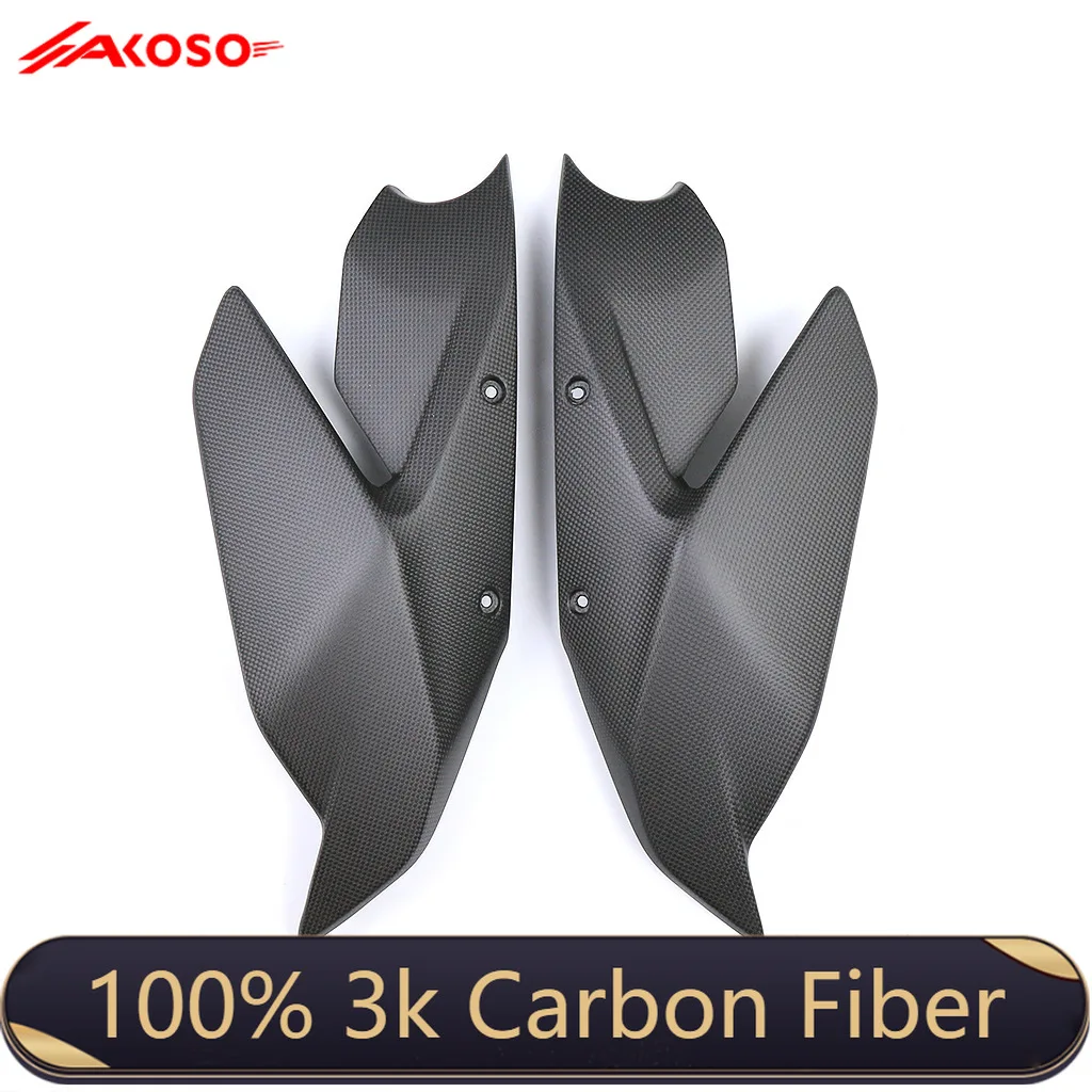 

For Ducati Ducati Street Fighter V2 Motorcycle Modified Carbon Fiber Accessories Front Rectifier Large Side Panel, Cross-border