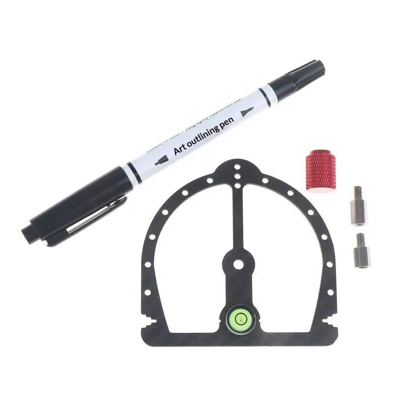 【BS】Herramienta para Carrocería de Coche RC, Herramienta para Cortar Ruedas de Carrocería de Coche RC, Herramienta de Localización, PC/PVC Común