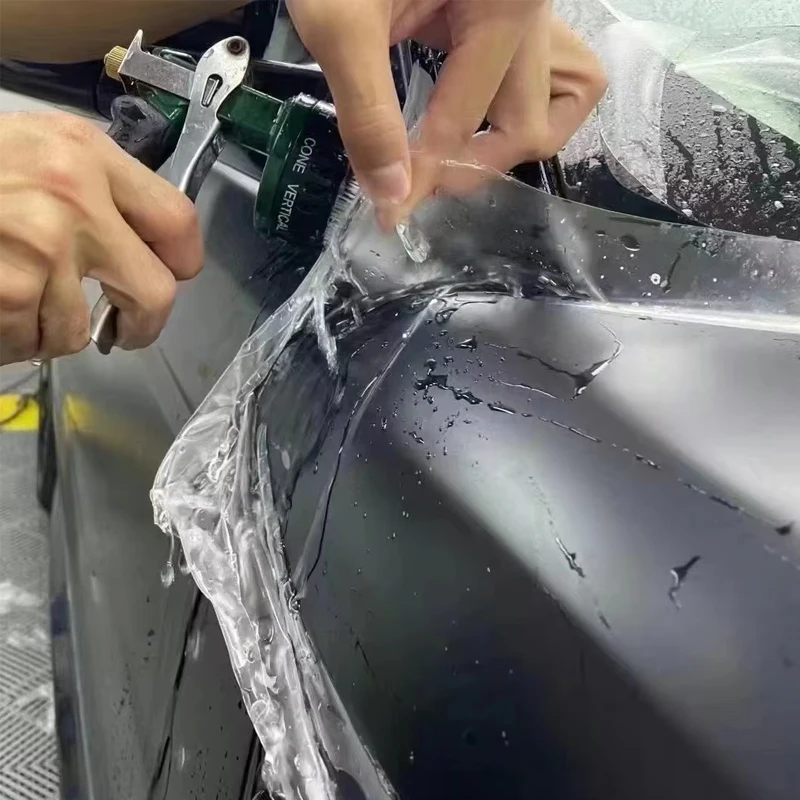 TPU 8.5mil PPF 152CMx15M Super Glossy Transparent Car Cover Car Paint Protection Film Vinyl Film Transparent Protective Sticker