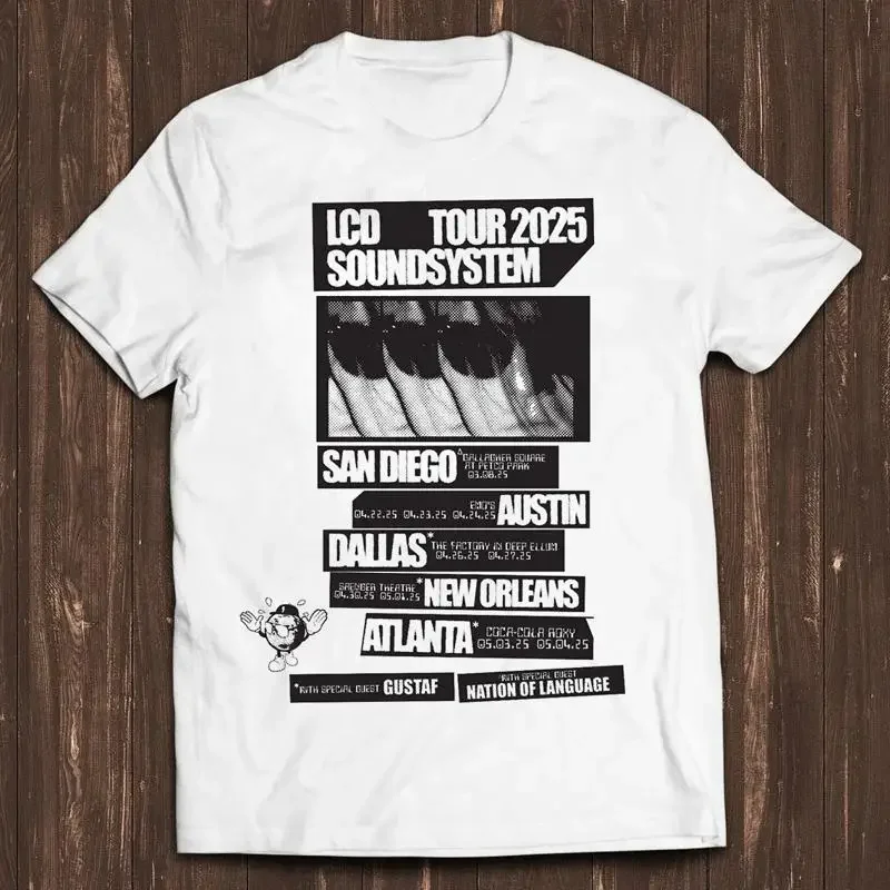 New LCD Soundsystem Band Tour 2025 T Shirt Full Size S 5XL ET1160