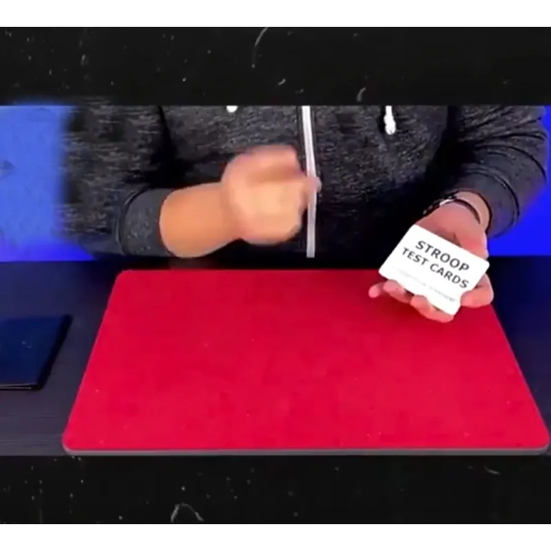 

Колода с тестовым эффектом Stroop Дэвида Джонатана Волшебный трюк Ментализм Трюк предсказания для крупным планом Волшебник Магия Реквизит