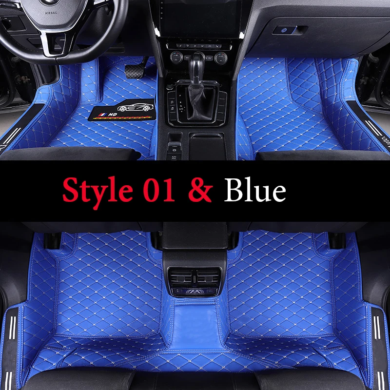 

Fashion 3D Car floor mats For Volkswagen Golf LAVIDA BORA Tiguan NEW Magotan VW b8 Passat Waterproof Faux Leather Cushion