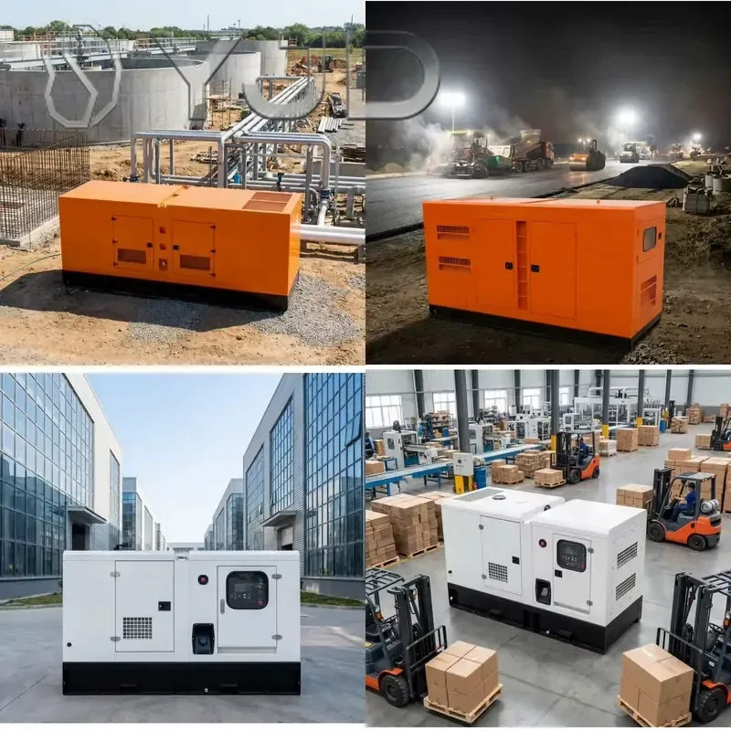 YJD JPF Auto Start Silent Diesel Generator 160kva-15kva Yuchai Engine 50/60Hz Parallel Operation ATS
