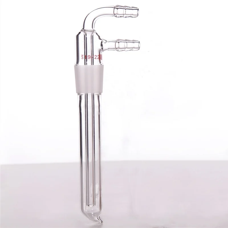 SYNTHWARE Cold finger condenser, 14/20 19/22 24/40, Effective length 100mm 150mm 200mm 220mm 250mm, Borosilicate glass, C11