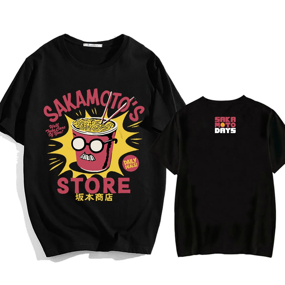 

SakamotoDays Manga Graphic Tshirts Short Sleeve Loose Cotton Male T-shirt Streetwear Unisex Casual O-neck Men/Women T Shirt Tops