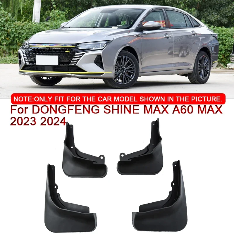 

For DONGFENG SHINE MAX A60 MAX 2023 2024 Car Styling Car Mud Flaps Splash Guard Mudguards MudFlaps Front Rear Fender Accessory
