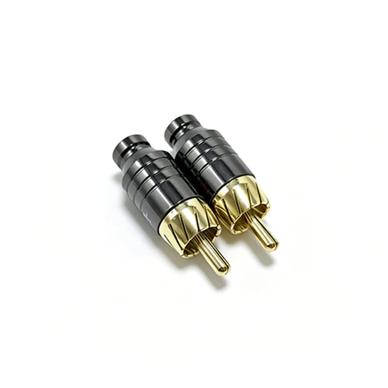 1pcs/pair Soldering RCA Plug Jack Connector Speaker Audio Output/Input Adapter Plug Gold Plated Earphone Connector Jack