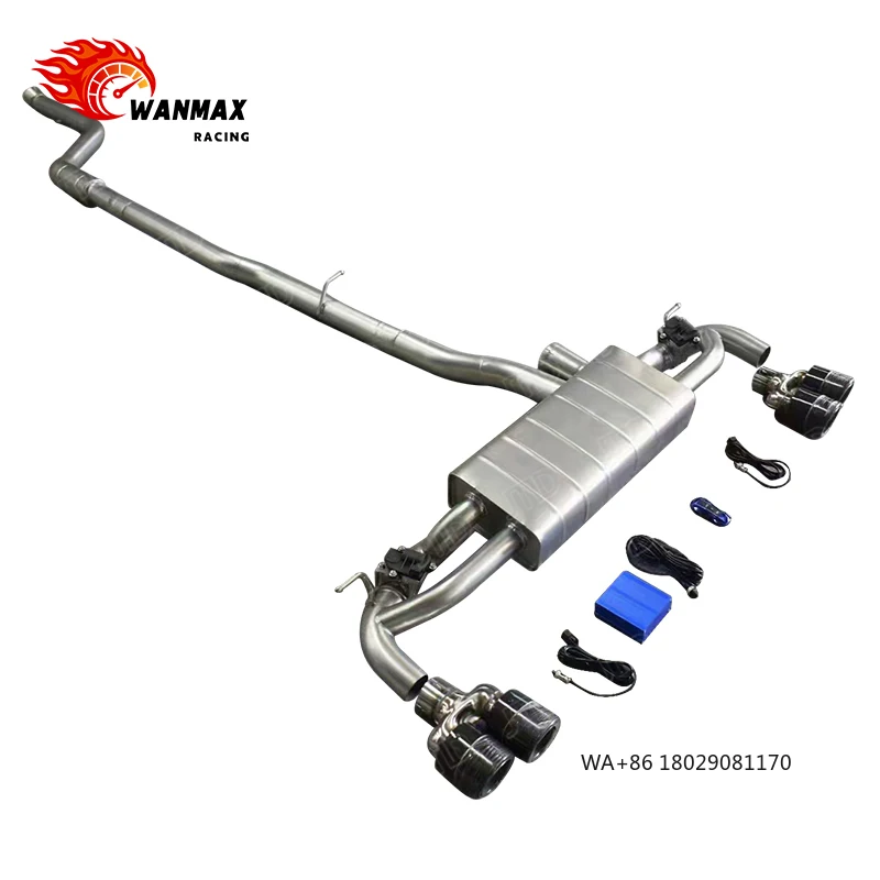 

Высокопроизводительная выхлопная система для 530e 2022 2.0L Hybrid Turbo, из нержавеющей стали, Cat-Back, с клапанной системой, улучшенный звук