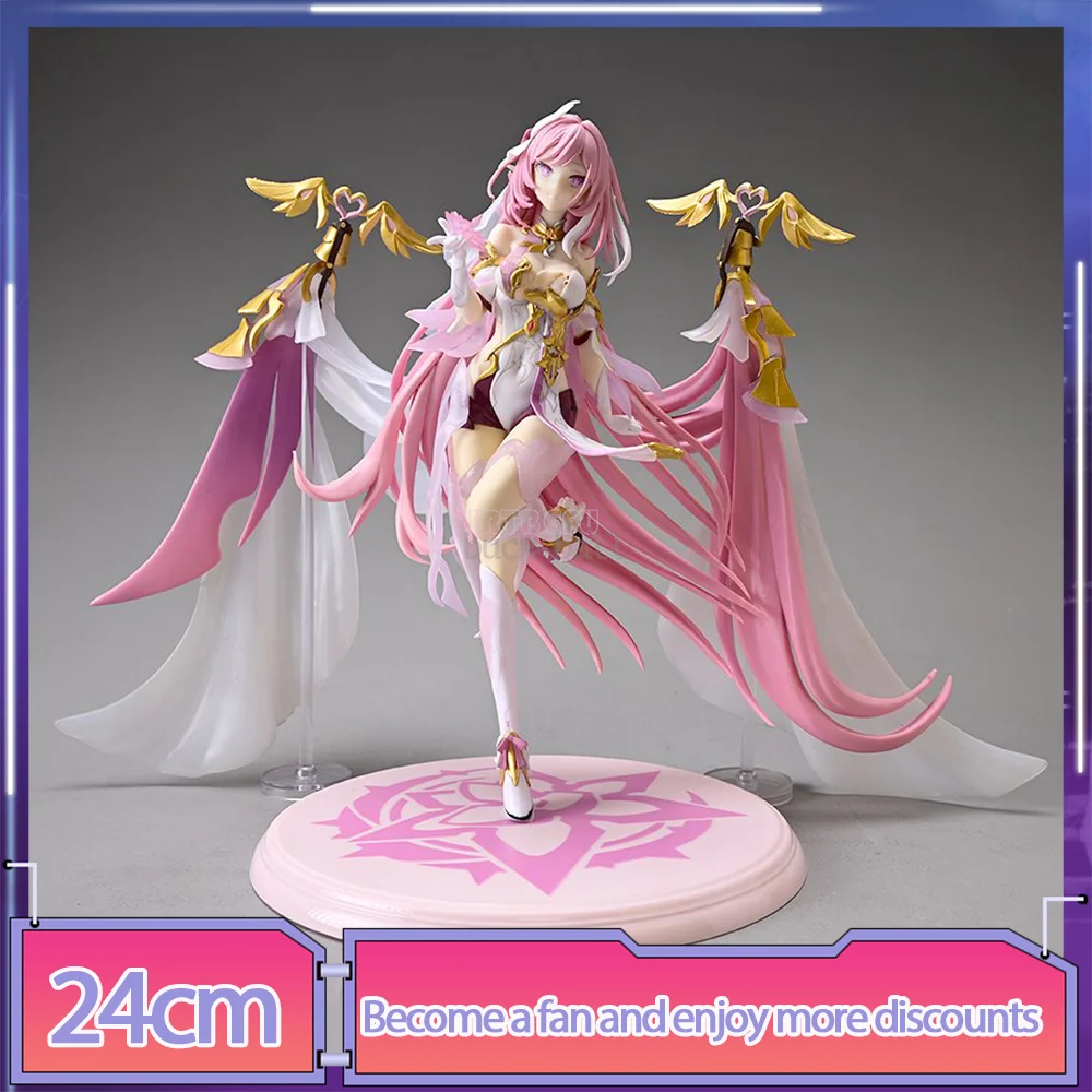 Honkai Impact Figure Elysia Figure Herrscher Of Human Anime Figurine Pvc Models Statue Collectible Doll Girl Toy Ornament Gift