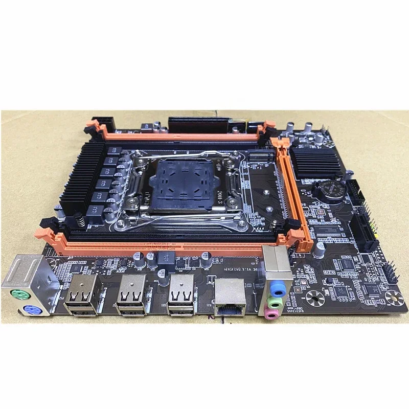 New X99-E main board LGA 2011-3 pins eccDDR3 memory Zhiqiang E5 2678 2666V3cpu set