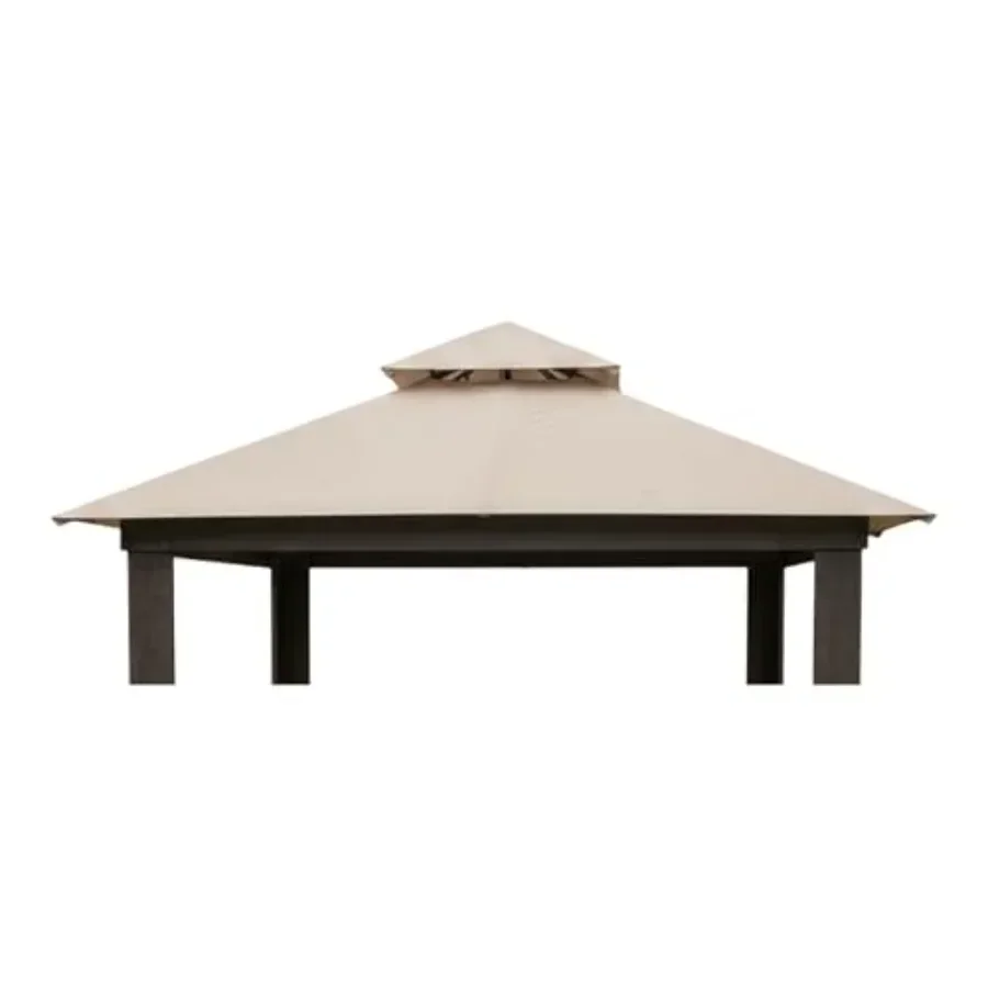 

Heavy Duty Reinforced RipLock 500 Replacement Top Cover for 12' x 12' Gazebo Model X002045IRZ in Black with UV Protection and