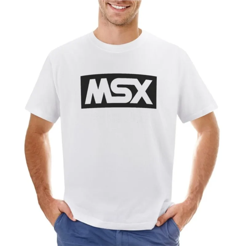 MSX BIOS-Camiseta De Secado Rápido Para Hombre, Camisetas En Blanco, Camisetas Negras, Ropa