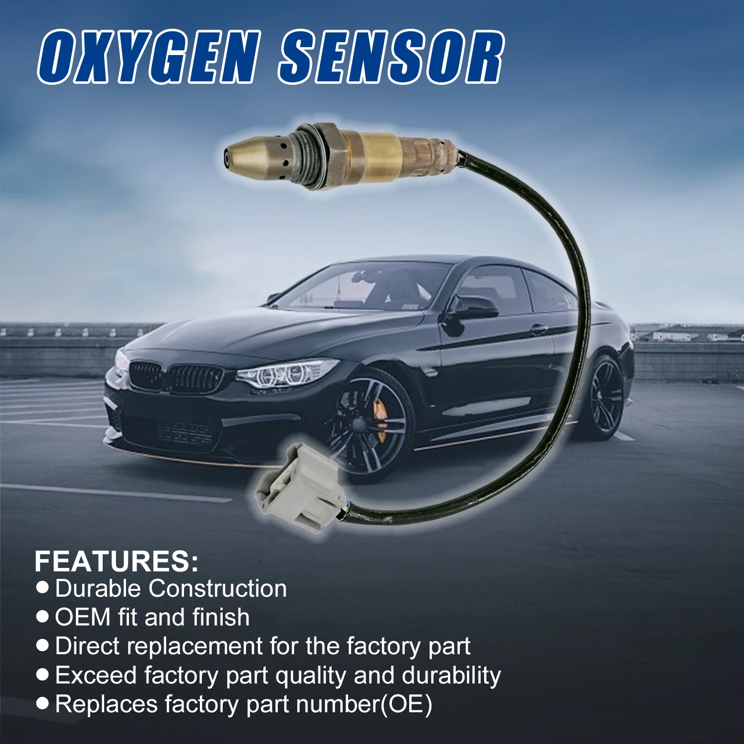 Sensor traseiro do oxigênio do O2 para Nissan, 22693-1LU0A, 226931LU0A, para NV2500, NV3500, 5.6L, V8, Infiniti G25, 2.5L, V6, 2011, 2012, 2013, 2014