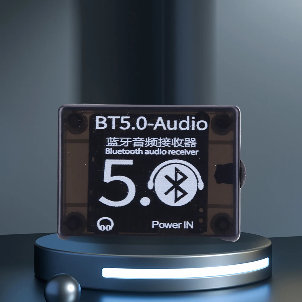 MP3 Lossless Decoder Board 3.7-5V Bluetooth-Compatible5.0 Wireless Stereo Music Module with Housing MP3 Decoding Player Board