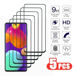 Pellicola salvaschermo 5 pezzi per Samsung Galaxy A41 A42 A51 A52 A53 A54 A55 A71 A72 A73 vetro temperato M42 M51 M52 M53 M55 M62 5G Film