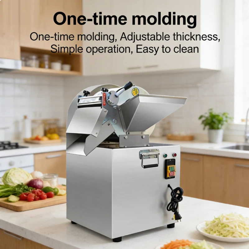 

Electric Vegetable Cutting Machine Cutter Slicer Cabbage Chilli Potato Onion Slice Strip Dice Cutting Machine