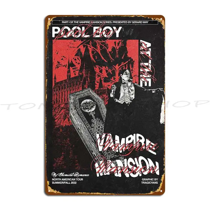 Interview With The Vampire 2x05 Poster Metal Plaque Poster Cinema  Rusty Wall Custom  Tin Sign Poster