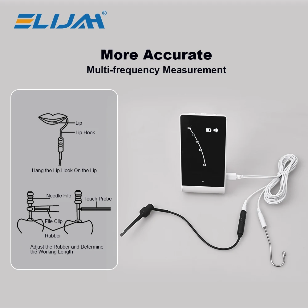 SYJH Dental Multi-frequency Endo Apex Locator Color Display Automatic Calibrating Apex Location Root Canal Measuring Equipment