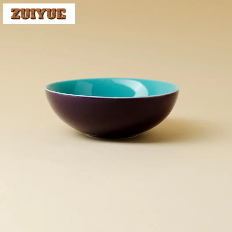 

2pc/lot Solid Color Grape Purple Teacup Retro Tea Bowl Cup For Tea Tea-tasting Personal Cup Jianzhan Master Cups Teaware 85ml