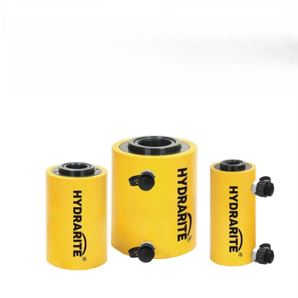 HHYG-6050KS ~ HHYG-200100KS ارتفاع ضغط 700 بار/10000 رطل لكل بوصة مربعة مزدوجة التمثيل أسطوانة هيدروليكية مجوفة للاستخدام الصناعي #2