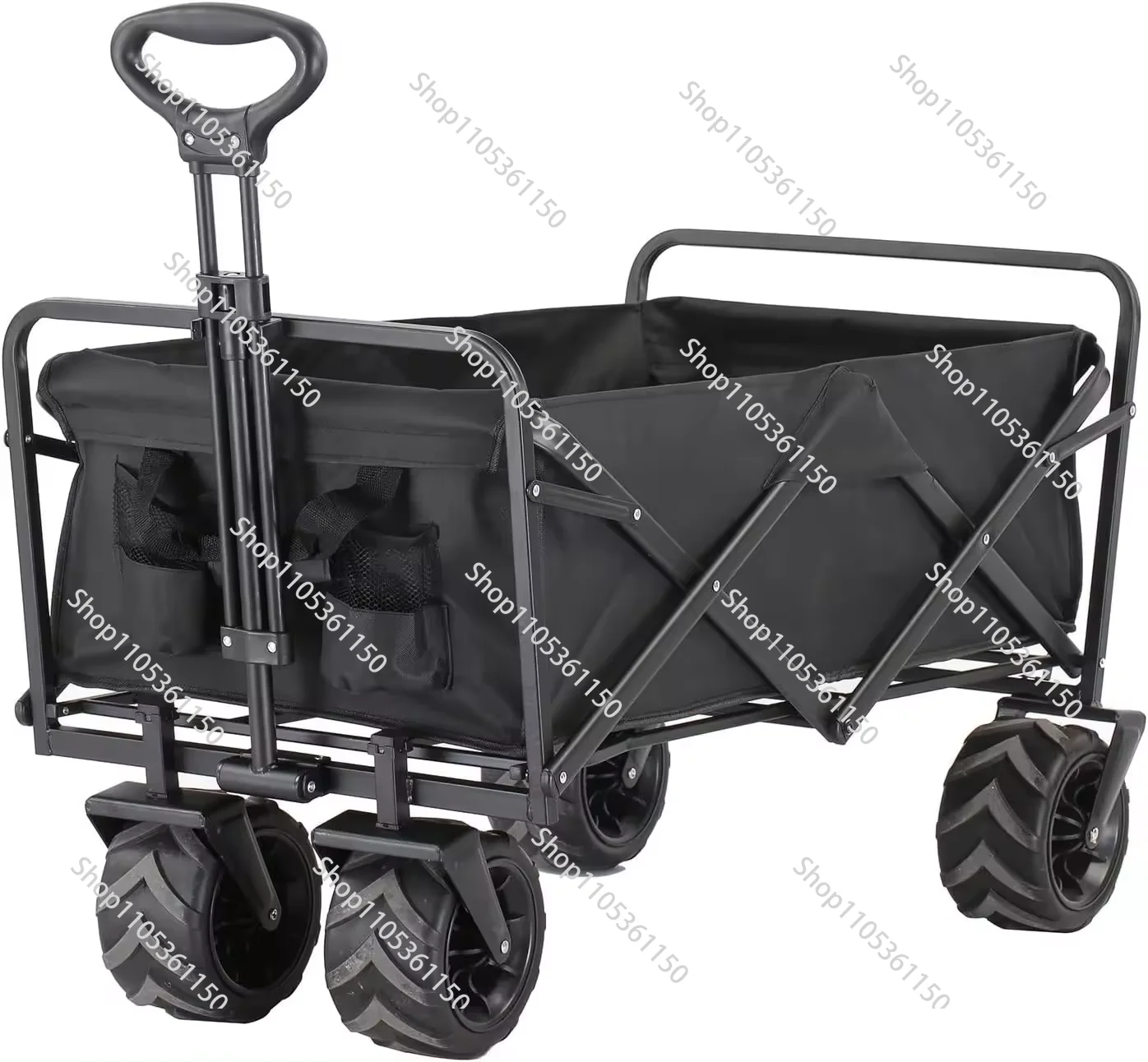 Mingchan Quality Outdoor Garden Park Utility Wagon Portable Beach Trolley Cart Foldable Camping Stroller Folding Wagon