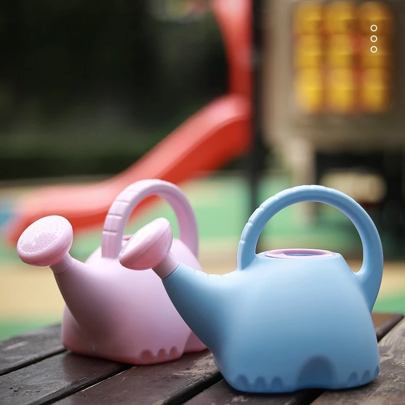 Cartoon Thickened Watering Can for Kids Home Garden Plastic Sprayer Plant Flowering Tool