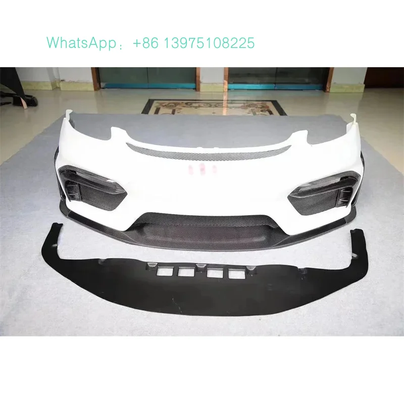 

GT4RS-Style Carbon Fiber Front Bumper Fit 718 Boxste Cayma