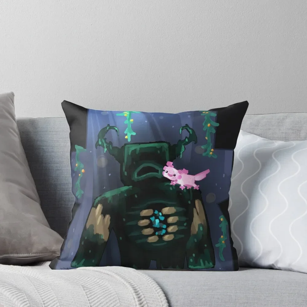 warden n axolotl Throw Pillow Sofa Cushion covers for pillows Christmas Pillow Covers Pillow