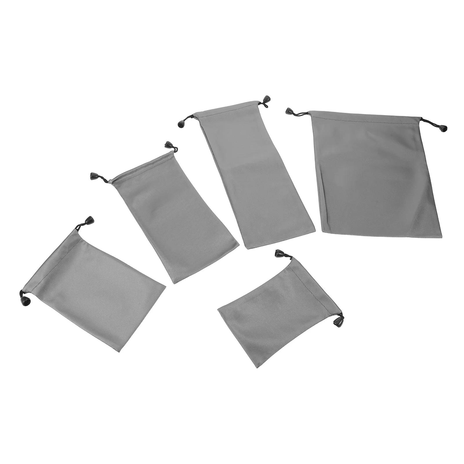 5Pcs Drawstring Cable Bag Organizer Portable Nylon Storage Pouch Power Bank Travel Electronics Accessories Case