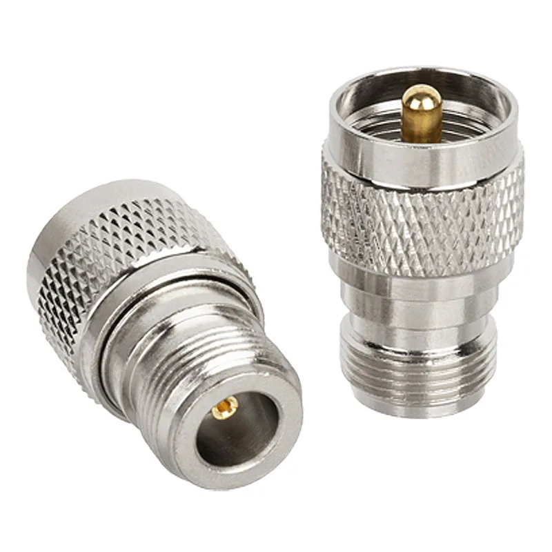 UHF ذكر جاك إلى N ذكر محول RF اقناع محول موصل محوري مستقيم عالية التردد محول محوري ملحقات الأجهزة #4