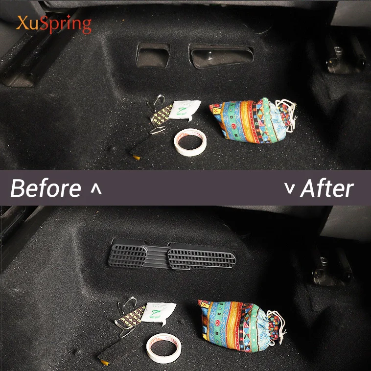 Car Seat Under AC Air Vent Outlet Cover Protective Trim Styling for VW T-cross Tcross 2018 2019 2020 2021 2022