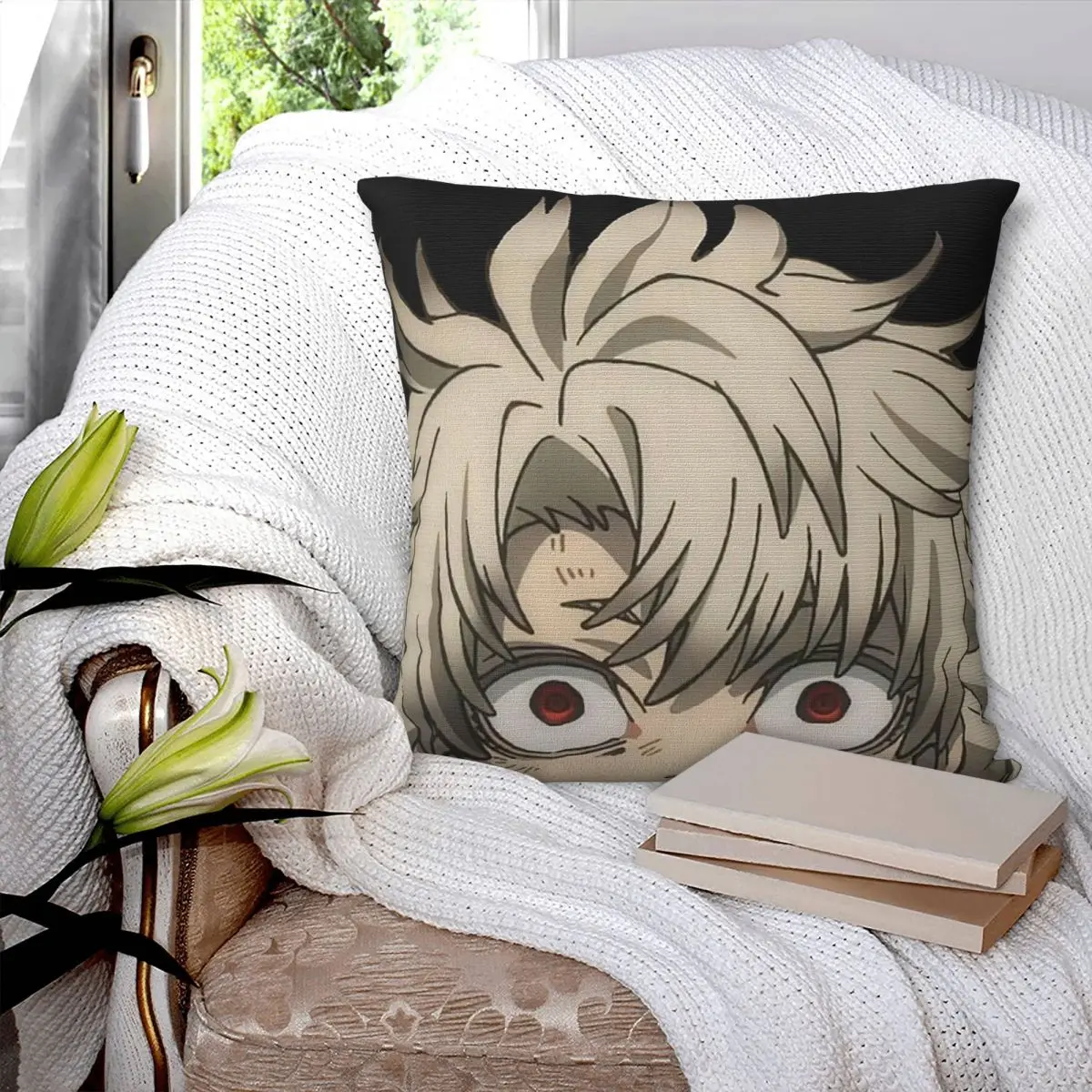 Anime Gachiakuta Rudo Square Pillowcase Cushion Cover Pillow Case Throw Pillow Cover for Home Bedroom Car