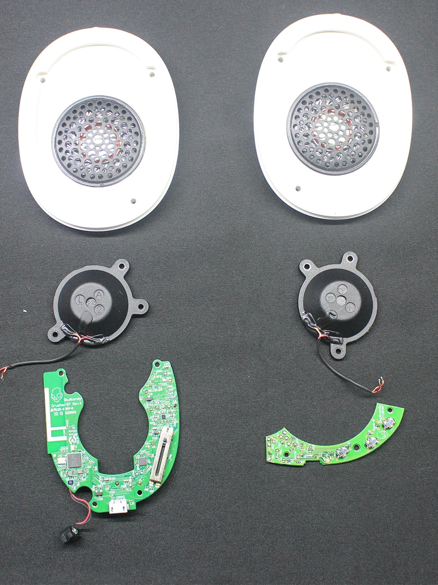 Kit de peças de reparo de fone de ouvido sem fio Skullcandy Crusher - placa-mãe e unidade de baixo de substituição para peças de reparo funcionais |   OEM St