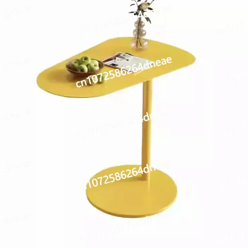 

‌Designer Adjustable Coffee Table - Dopamine Color Wheeled Nightstand, Nordic Mini Side Desk for Office/Bedroom