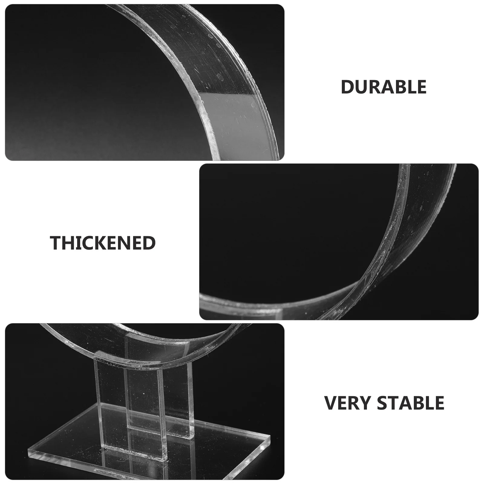 

1Pcs Headband Stand Round Acrylic Hairband Organizer Rack Hair Accessories Display Holder Hairband Holder Headband Stand