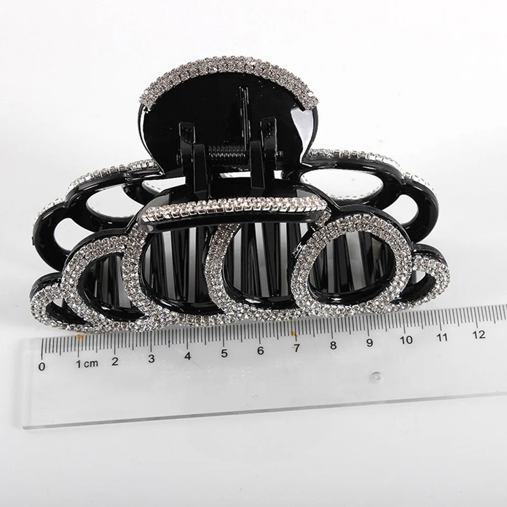 Fashion Hair Clip Hair Crab Clamp Large Rhinestones Jaw Clips Strong Hair Claw Clips Hair Styling Accessories For Women Girl