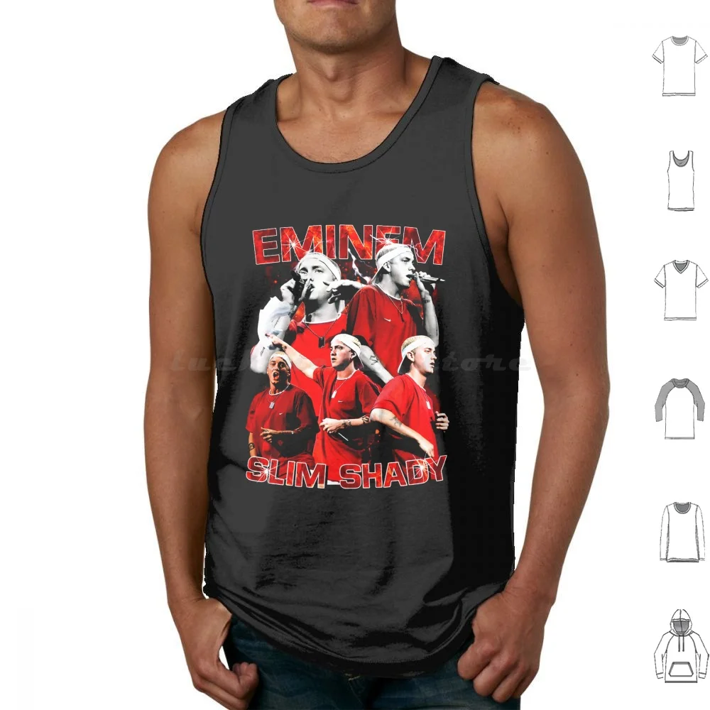 Eeminnem'S Creative Cadence Tank Tops Vest Sleeveless Hips Hops Musics Cool Old School Cadence Retro Albums Vintage