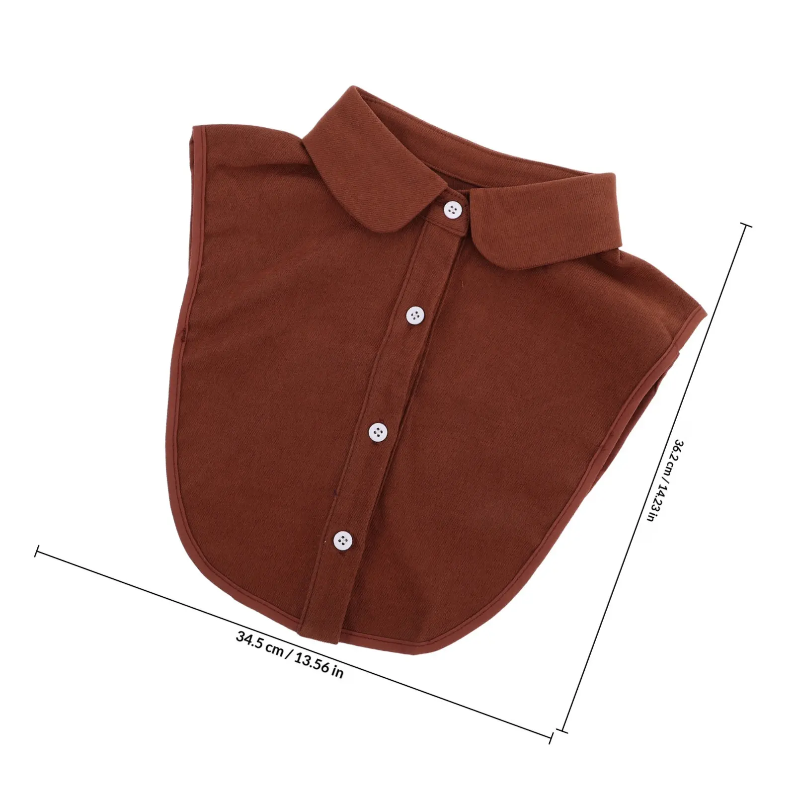 Detachable Blouse False Shirt Collar Pointed Elegant Attachment Fake Collar for Women Work Casual Wear Fashion Accessories