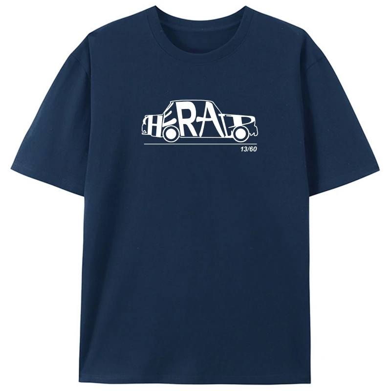 

Harajuku Streetwear Shirt Menherald 13/60 Original Text Art T-Shirt.
