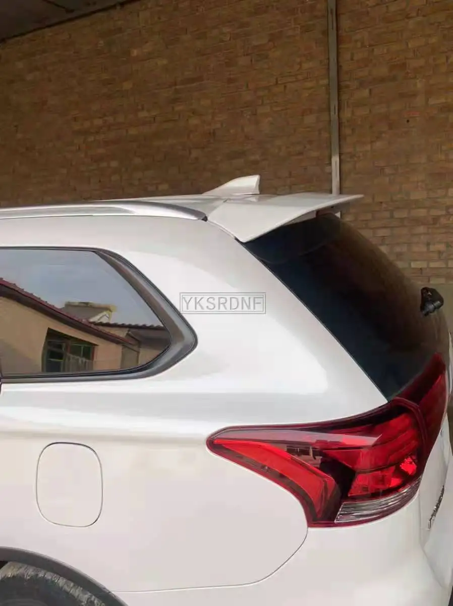 Spoiler For Mitsubishi Outlander 2013-2019 Car Styling Exterior ABS Plastic Rear Trunk Boot Rear Wing Spoilers Decoration Tail